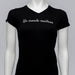 T-shirt noir Collection réconfort, pour femmes, Un monde meilleur